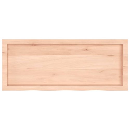  kezeletlen tömör fa fürdőszobai pult 100x40x(2-6) cm