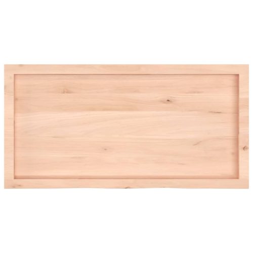  kezeletlen tömör fa fürdőszobai pult 100x50x(2-4) cm