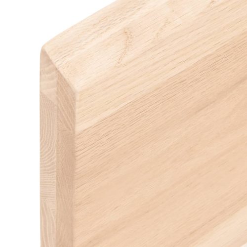  kezeletlen tömör fa fürdőszobai pult 100x50x(2-4) cm