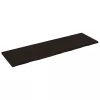  sötétbarna kezelt tömör fa fürdőszobai pult 200x60x(2-4) cm