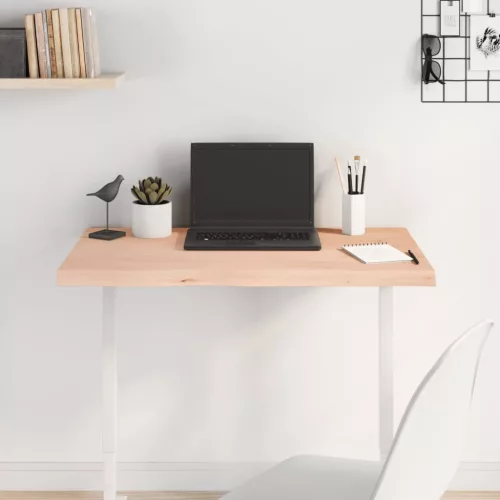  kezeletlen tömör tölgyfa asztallap 80x50x(2-4) cm