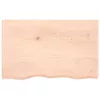  kezeletlen tömör tölgyfa asztallap 80x50x(2-4) cm