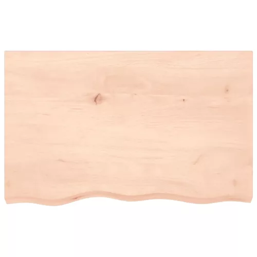  kezeletlen tömör tölgyfa asztallap 80x50x(2-4) cm