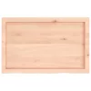  kezeletlen tömör tölgyfa asztallap 80x50x(2-4) cm