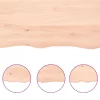  kezeletlen tömör tölgyfa asztallap 80x50x(2-4) cm