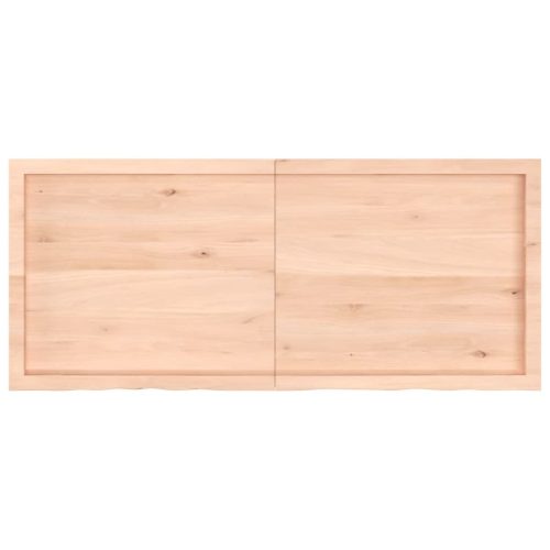  kezeletlen tömör tölgyfa asztallap 140x60x(2-6) cm