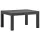  antracitszürke PP rattan kerti asztal 58 x 58 x 41 cm