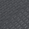  antracitszürke PP rattan kerti asztal 58 x 58 x 41 cm