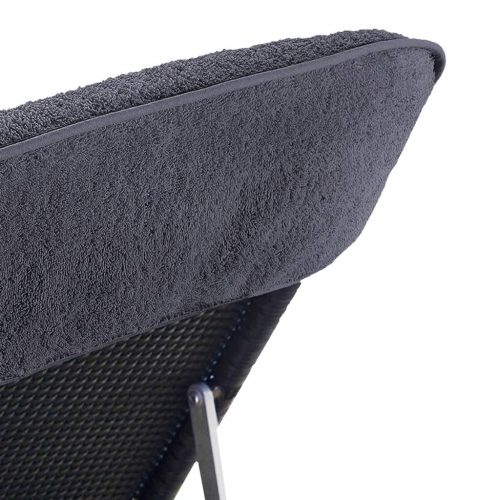  4 db antracitszürke 400 GSM szövet strandtörölköző 60 x 135 cm