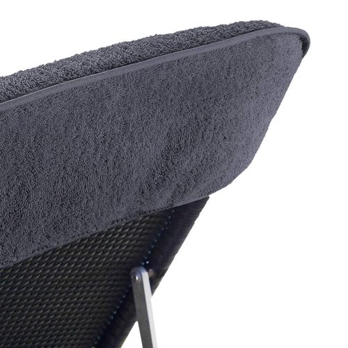  6 db antracitszürke 400 GSM szövet strandtörölköző 60 x 135 cm