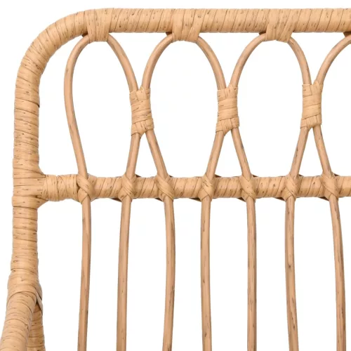  5 részes polyrattan kerti étkezőgarnitúra