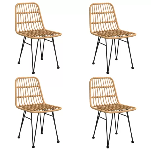  5 részes polyrattan kerti étkezőgarnitúra