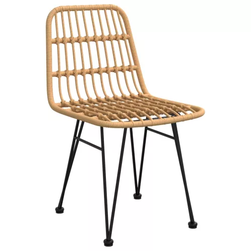  5 részes polyrattan kerti étkezőgarnitúra