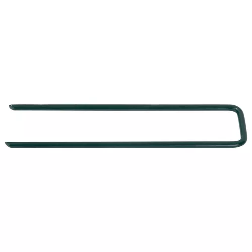  100 db U-alakú vas műfű rögzítő tüske 