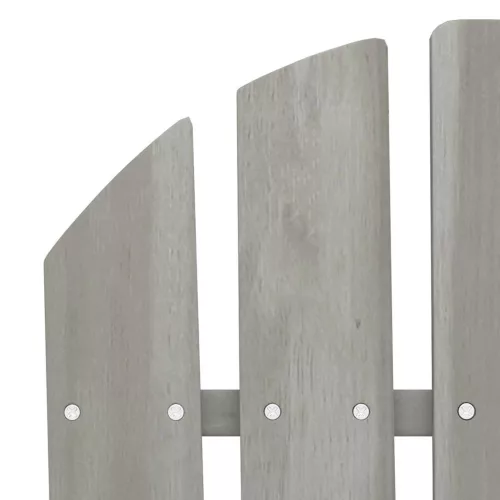  kétszemélyes szürke tömör fenyőfa kerti adirondack szék