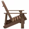  kétszemélyes barna tömör fenyőfa kerti adirondack szék