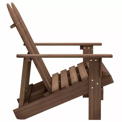  kétszemélyes barna tömör fenyőfa kerti adirondack szék