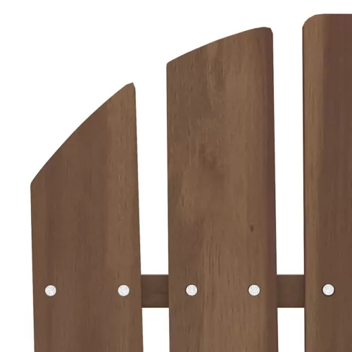  kétszemélyes barna tömör fenyőfa kerti adirondack szék