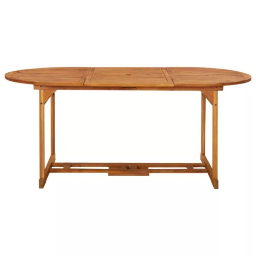  tömör akácfa kerti étkezőasztal 180 x 90 x 75 cm