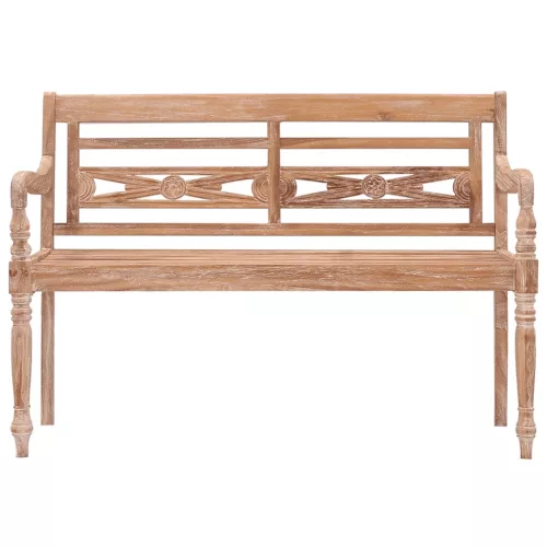  tömör antikolt fehér tíkfa Batavia pad 120 cm