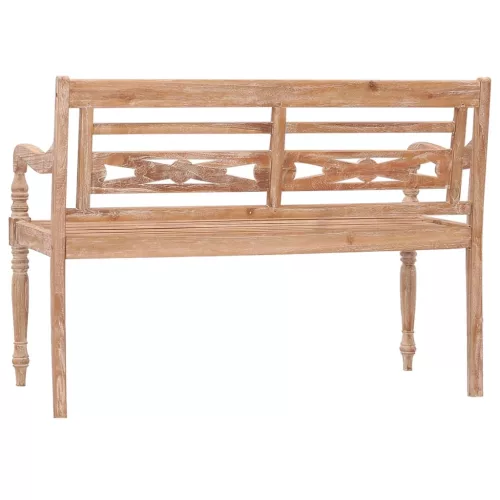  tömör antikolt fehér tíkfa Batavia pad 120 cm