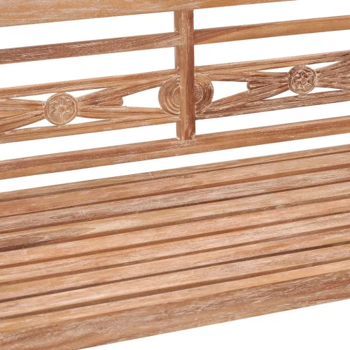  tömör antikolt fehér tíkfa Batavia pad 120 cm