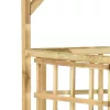  impregnált fenyőfa kerti pergola 3 szemeteskukához