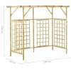  impregnált fenyőfa kerti pergola 3 szemeteskukához