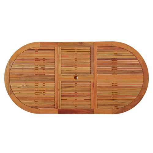  tömör eukaliptuszfa kerti asztal 200 x 100 x 75 cm