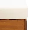  2 részes tömör akácfa kerti ülőgarnitúra párnákkal