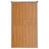  barna horganyzott acél kerti szerszámtároló 225 x 89 x 161 cm