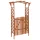  tömör fenyőfa pergola kapuval 116 x 40 x 204 cm
