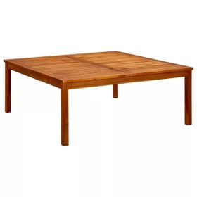  tömör akácfa kerti dohányzóasztal 110 x 110 x 45 cm