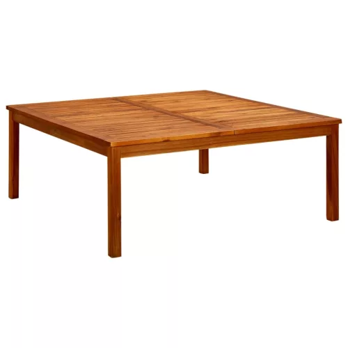  tömör akácfa kerti dohányzóasztal 110 x 110 x 45 cm