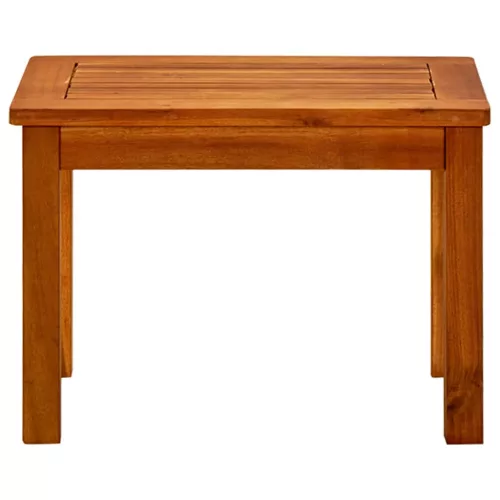  tömör akácfa kerti dohányzóasztal 50 x 35 x 36 cm