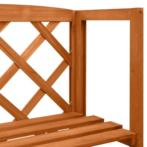  tömör fenyőfa lugasrács polcokkal 55 x 30 x 140 cm