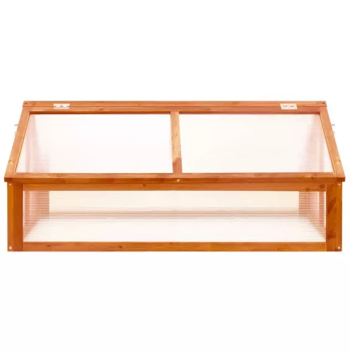  barna fenyőfa melegház 114 x 80 x 50 cm