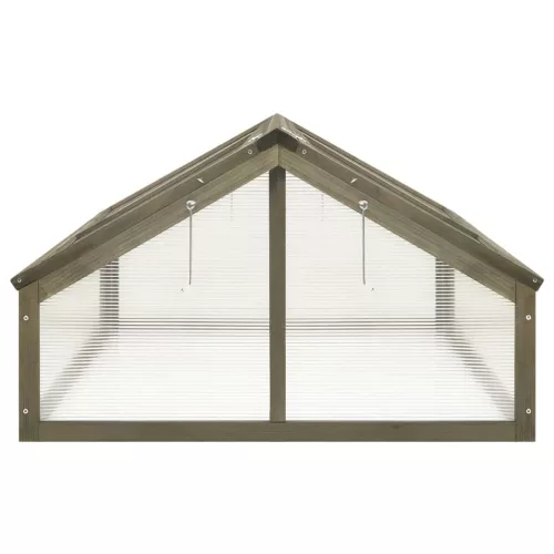  szürke fenyőfa melegház 114 x 80 x 50 cm