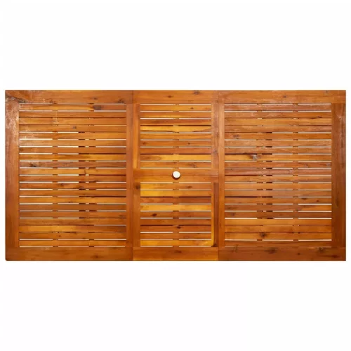  tömör akácfa kerti étkezőasztal (150-200) x 100 x 75 cm