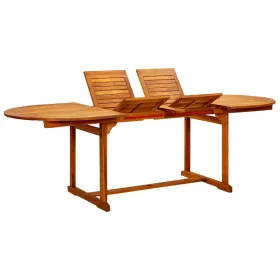    tömör akácfa kerti étkezőasztal (150-200) x 100 x 75 cm