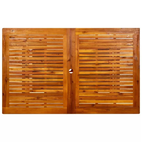  tömör akácfa kerti étkezőasztal (150-200) x 100 x 75 cm