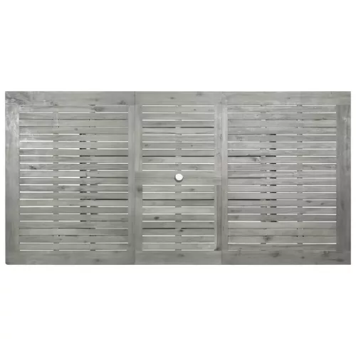  tömör akácfa kerti étkezőasztal (150-200) x 100 x 75 cm