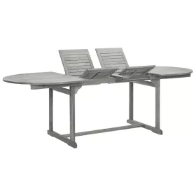    tömör akácfa kerti étkezőasztal (160-240) x 100 x 75 cm