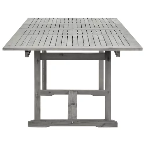  tömör akácfa kerti étkezőasztal (160-240) x 100 x 75 cm