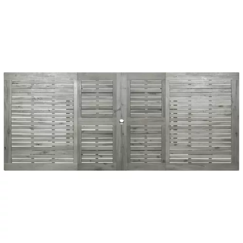  tömör akácfa kerti étkezőasztal (160-240) x 100 x 75 cm