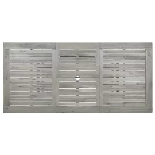  tömör akácfa kerti étkezőasztal (120-170) x 80 x 75 cm