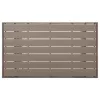  szürke polyrattan kerti asztal 120 x 70 x 66 cm