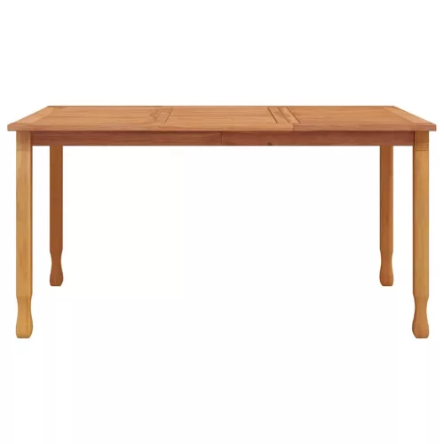  tömör tíkfa kerti étkezőasztal 150 x 90 x 75 cm