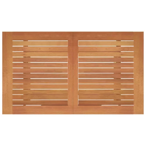 tömör eukaliptuszfa összecsukható kerti asztal 120 x 70 x 75 cm