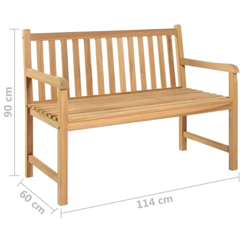  tömör tíkfa kerti pad 114 cm